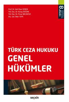 Türk Ceza Hukuku Genel Hükümler Seçkin Yayınevi Veli Özer Özbek