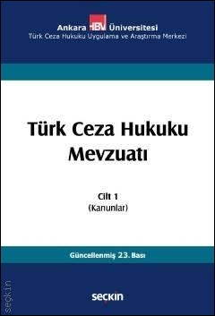 Türk Ceza Hukuku Mevzuatı Seçkin Yayınevi İzzet Özgenç
