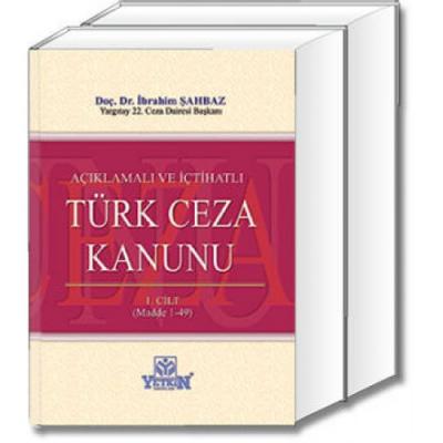 Türk Ceza Kanunu Yetkin Yayınları İbrahim Şahbaz