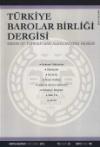Türkiye Barolar Birliği Sayı: 100  Mayıs -
Haziran 2012