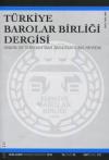 Türkiye Barolar Birliği Dergisi – Sayı:122