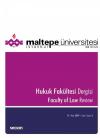 Maltepe Üniversitesi Hukuk Fakültesi Dergisi
Sayı:2 / 2019