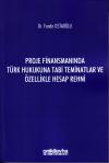 Proje Finansmanında Türk Hukukuna Tabi
Teminatlar ve Özellikle Hesap Rehni