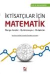 İktisatçılar İçin Matematik Denge Analizi –
Optimizasyon – Endeksler