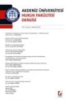 Akdeniz Üniversitesi Hukuk Fakültesi Dergisi
Cilt:2 – Sayı:1 Haziran 2012 1