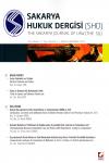 Sakarya Üniversitesi Hukuk Fakültesi Dergisi
Cilt:1 – Sayı:2 Aralık 2013