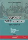 Osmanlı Ceza Hukuku Genel Hükümler