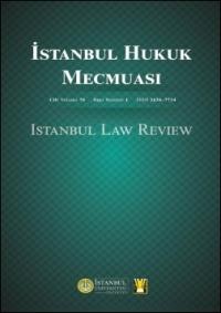 İstanbul Hukuk Mecmuası Cilt:76 Sayı:1 2018 Yayın Kurulu