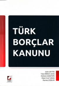 Türk Borçlar Kanunu Zafer Zeytin