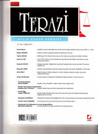 Terazi Aylık Hukuk Dergisi Yıl: 7 Sayı: 72 Ağustos 2012 Yayın Kurulu