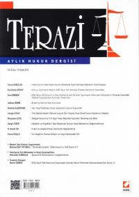 Terazi Aylık Hukuk Dergisi Yıl: 8 Sayı: 77 Ocak 2013 Yayın Kurulu