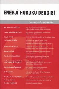 Enerji Hukuku Dergisi Yıl: 1 Sayı: 2012/ 2 Yayın Kurulu