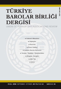 Türkiye Barolar Birliği Dergisi,Mayıs - Haziran 2006,Sayı: 64 Yayın Ku