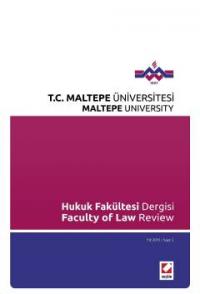 T. C. Maltepe Üniversitesi Hukuk Fakültesi Dergisi 2015 / 2 Yusuf Aksa