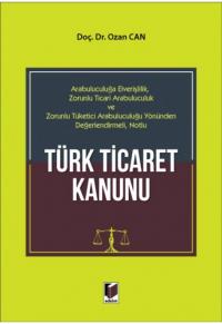 Türk Ticaret Kanunu Ozan Can