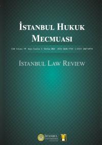 İstanbul Hukuk Mecmuası Cilt: 79 Sayı: 1 Yayın Kurulu