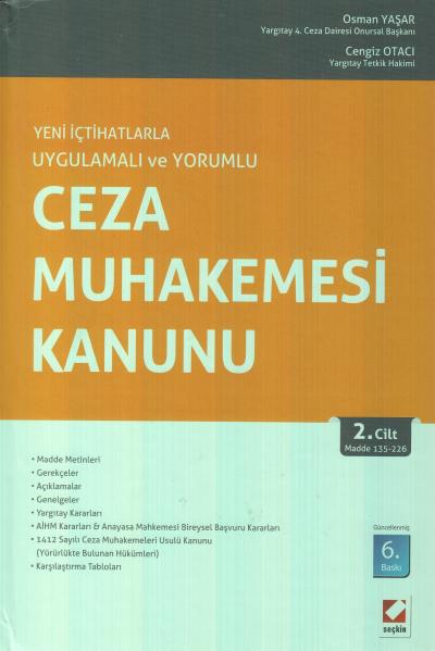 Ceza Muhakemesi Kanunu ( 3 Cilt Takım ) Osman Yaşar