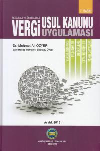 Vergi Usul Kanunu Uygulaması Mehmet Ali Özyer