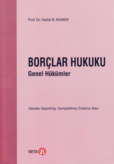 Borçlar Hukuku Genel Hükümler Haluk Nami Nomer