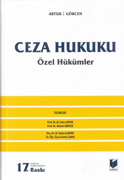 Ceza Hukuku Özel Hükümler Mehmet Emin Artuk