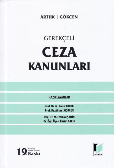 Ceza Kanunları Mehmet Emin Artuk