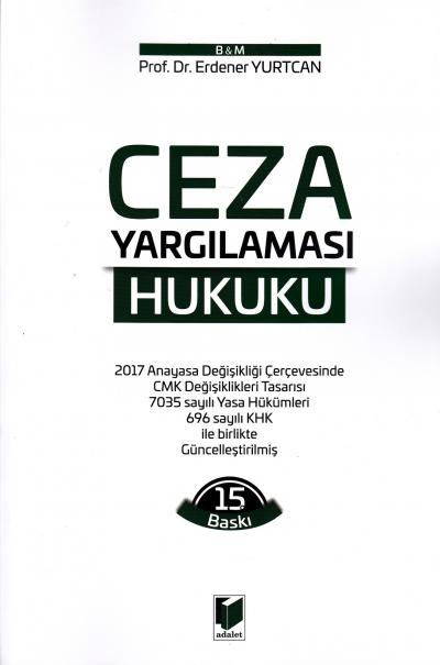 Ceza Yargılaması Hukuku Erdener Yurtcan