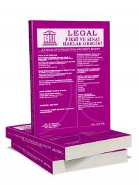 Legal Fikri ve Sınai Haklar Dergisi 2022 Yılı Aboneliği (2 Sayı) Yayın