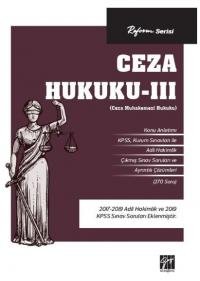 Ceza Hukuku – III (Ceza Muhakemesi Hukuku) Yayın Kurulu