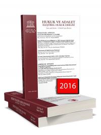 Legal Hukuk ve Adalet Eleştirel Hukuk Dergisi ( 2016 Aboneliği ) ( 2 S