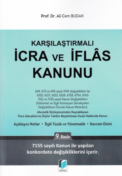İcra ve İflas Kanunu Ali Cem Budak