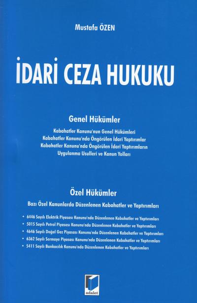 İdari Ceza Hukuku Mustafa Özen