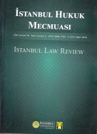 İstanbul Hukuk Mecmuası Cilt:76 Sayı:02 Yayın Kurulu