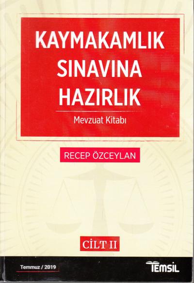 Kaymakamlık Sınavına Hazırlık Seti 2 Cilt Takım Recep Özceylan