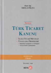 Türk Ticaret Kanunu Arslan Kaya
