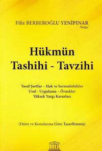 Hükmün Tashihi - Tavzihi Filiz Berberoğlu Yenipınar