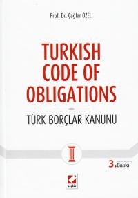 Türk Borçlar Kanunu Çağlar Özel