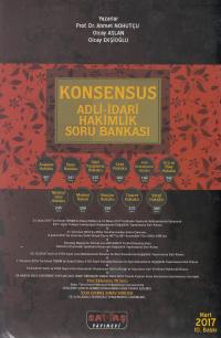 Konsensus Adli - İdari Hakimlik Soru Bankası ( 10 Cilt ) Ahmet Nohutçu