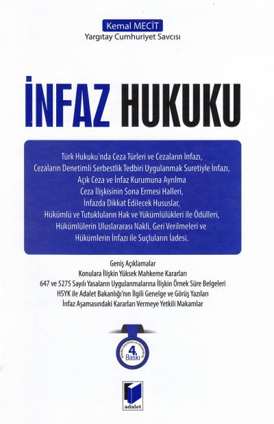 İnfaz Hukuku Kemal Mecit