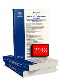 Legal İş Hukuku ve Sosyal Güvenlik Hukuku Dergisi ( 2018 Yılı Aboneliğ