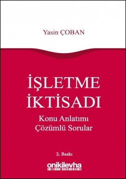 İşletme İktisadı Yasin Çoban