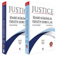 Justice İdari Hakimlik Özgün Sorular (2 Cilt Takım) Ümit Kaymak