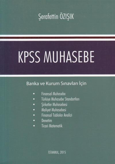KPSS Muhasebe Şerafettin Özışık