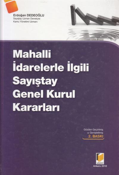 Mahalli İdarelerle İlgili Sayıştay Genel Kurul Kararları Erdoğan Dedeo
