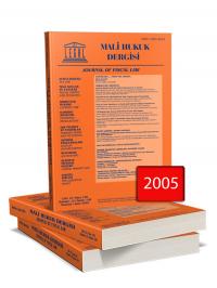 Legal Mali Hukuk Dergisi ( 2005 Yılı Aboneliği ) ( 12 Sayı ) Legal Yay
