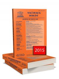 Legal Mali Hukuk Dergisi ( 2015 Yılı Aboneliği ) ( 12 Sayı ) Legal Yay