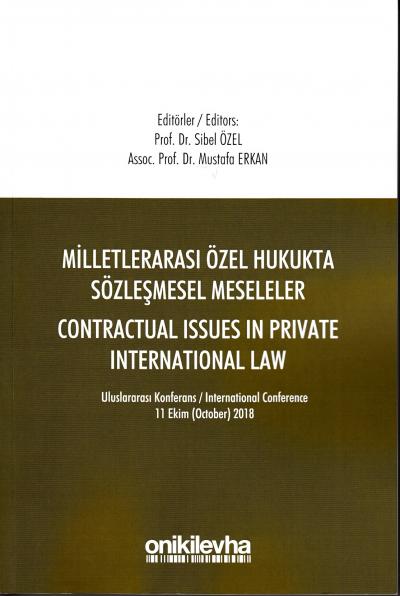 Milletlerarası Özel Hukukta Sözleşmesel Meseleler Sibel Özel