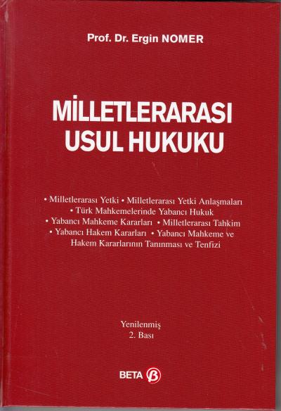 Milletlerarası Usul Hukuku Ergin Nomer