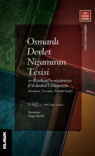 Osmanlı Devlet Nizamının Tesisi Vaiz