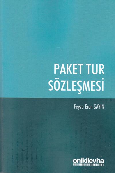 Paket Tur Sözleşmeleri Feyza Eren Sayın
