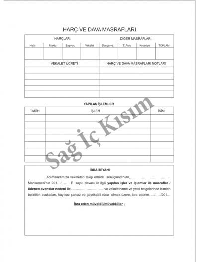 Hukuk Davaları Avukat Büro Dosyası